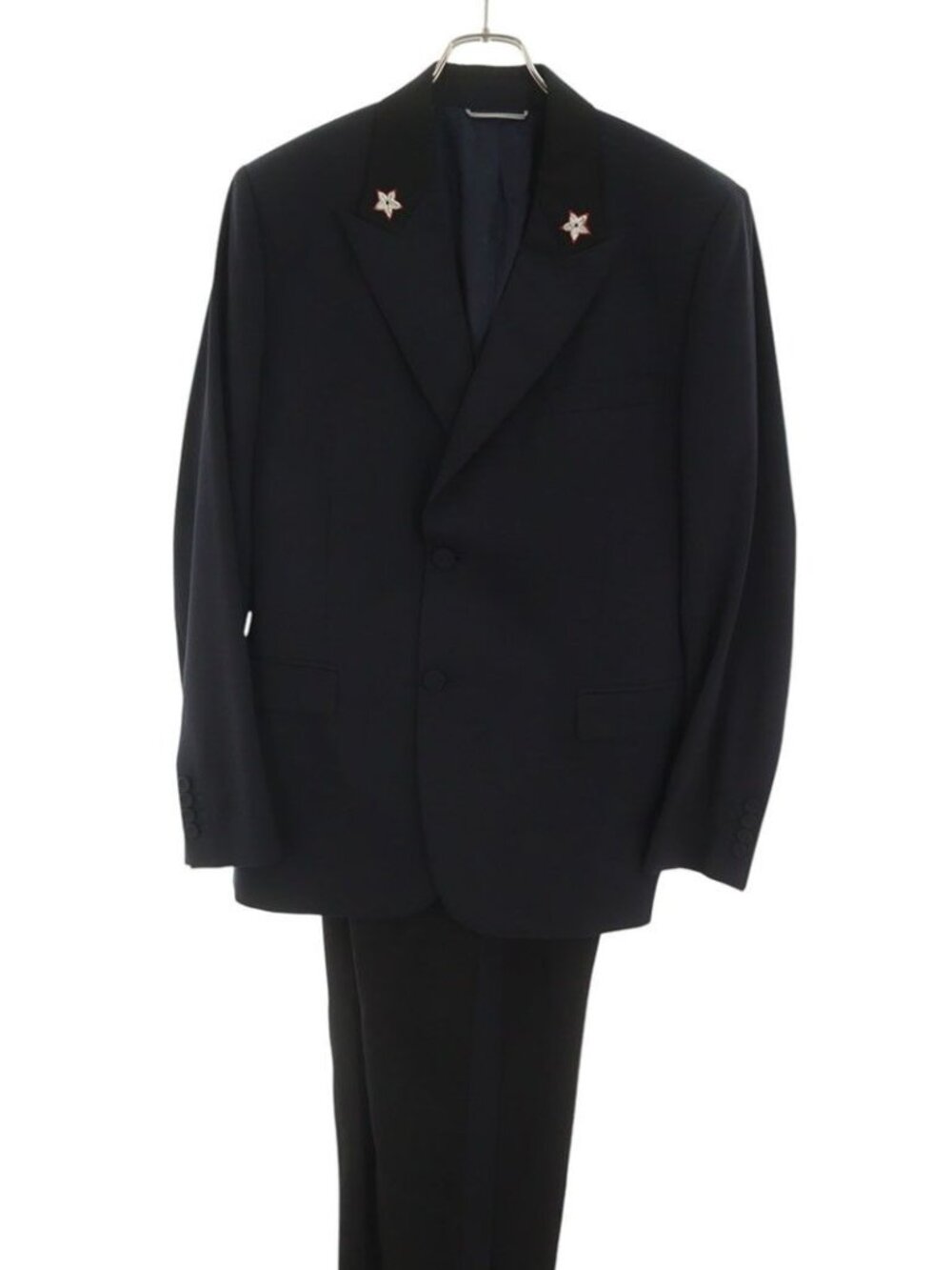 Dior Lapel Star Embroidery Wool Blazer Set 48/48